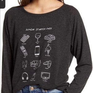 PST sunday morning starter pack long sleeve shirt